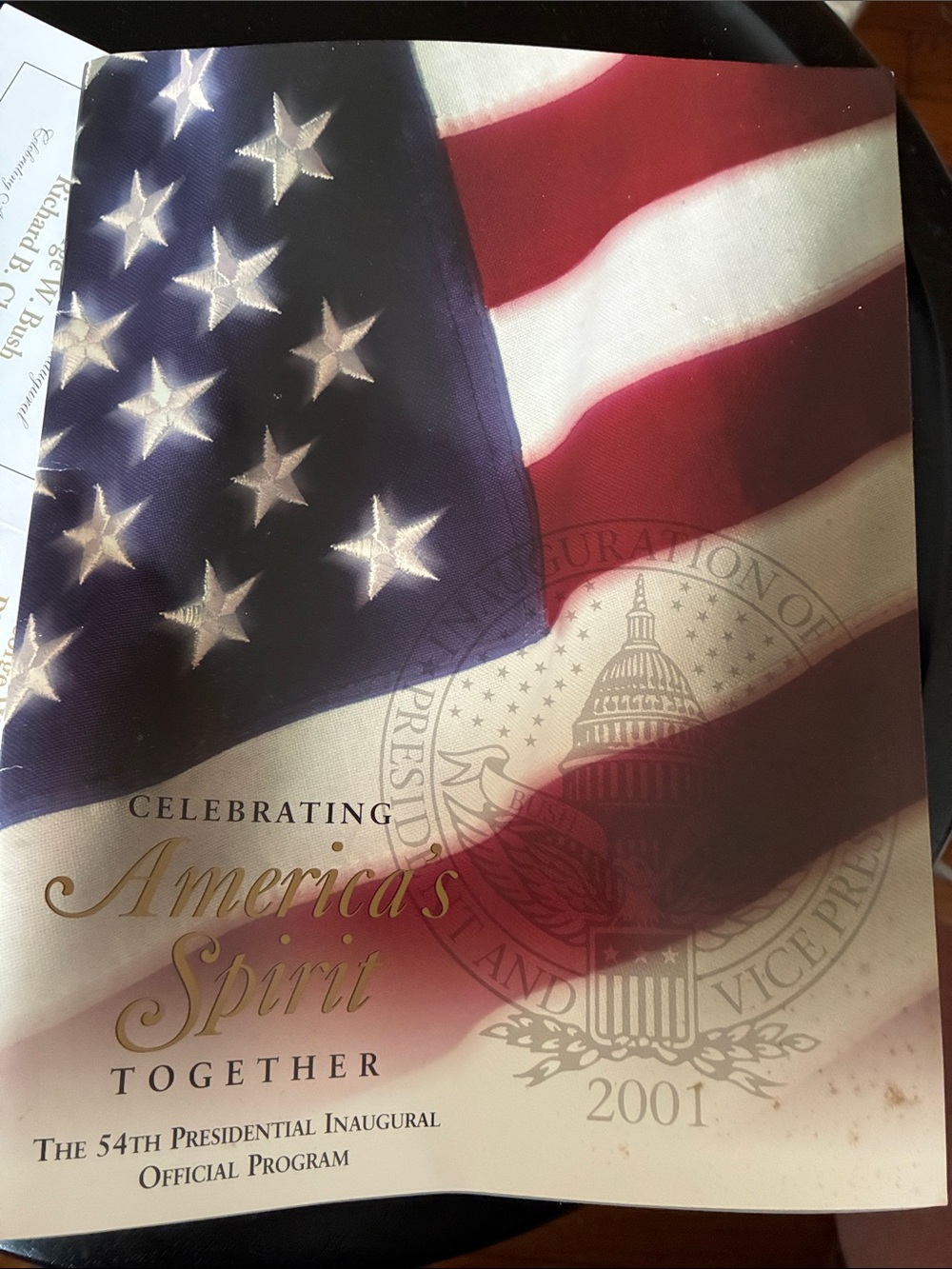 Bush Cheney inauguration stamp covers and official program January 20, 2001 - Picture 10 of 15